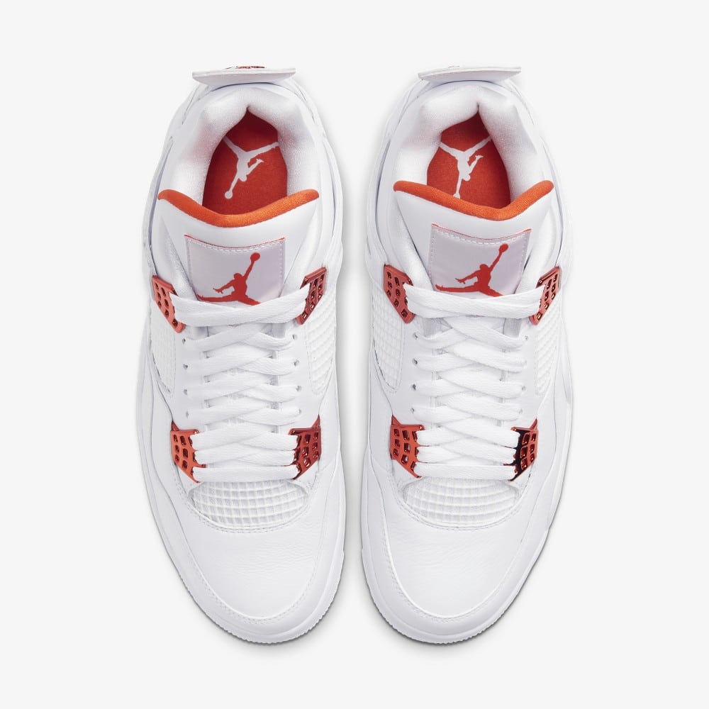 Jordan 4 orange metallic discount